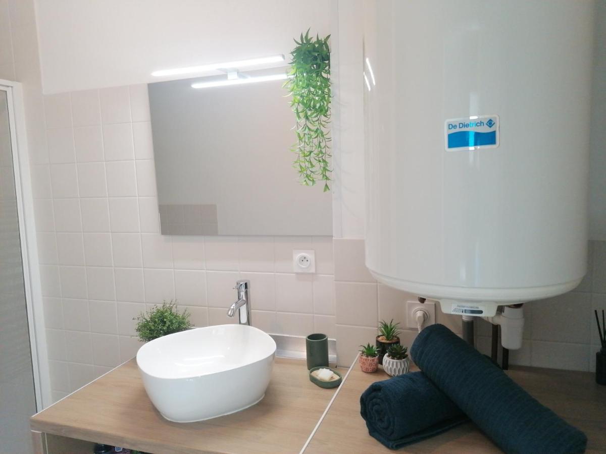 Ferienwohnung Le Studio Vert Climatise Situe 10 Min De Blaye Et De Sa Citadelle Eyrans-de Soudiac Exterior foto